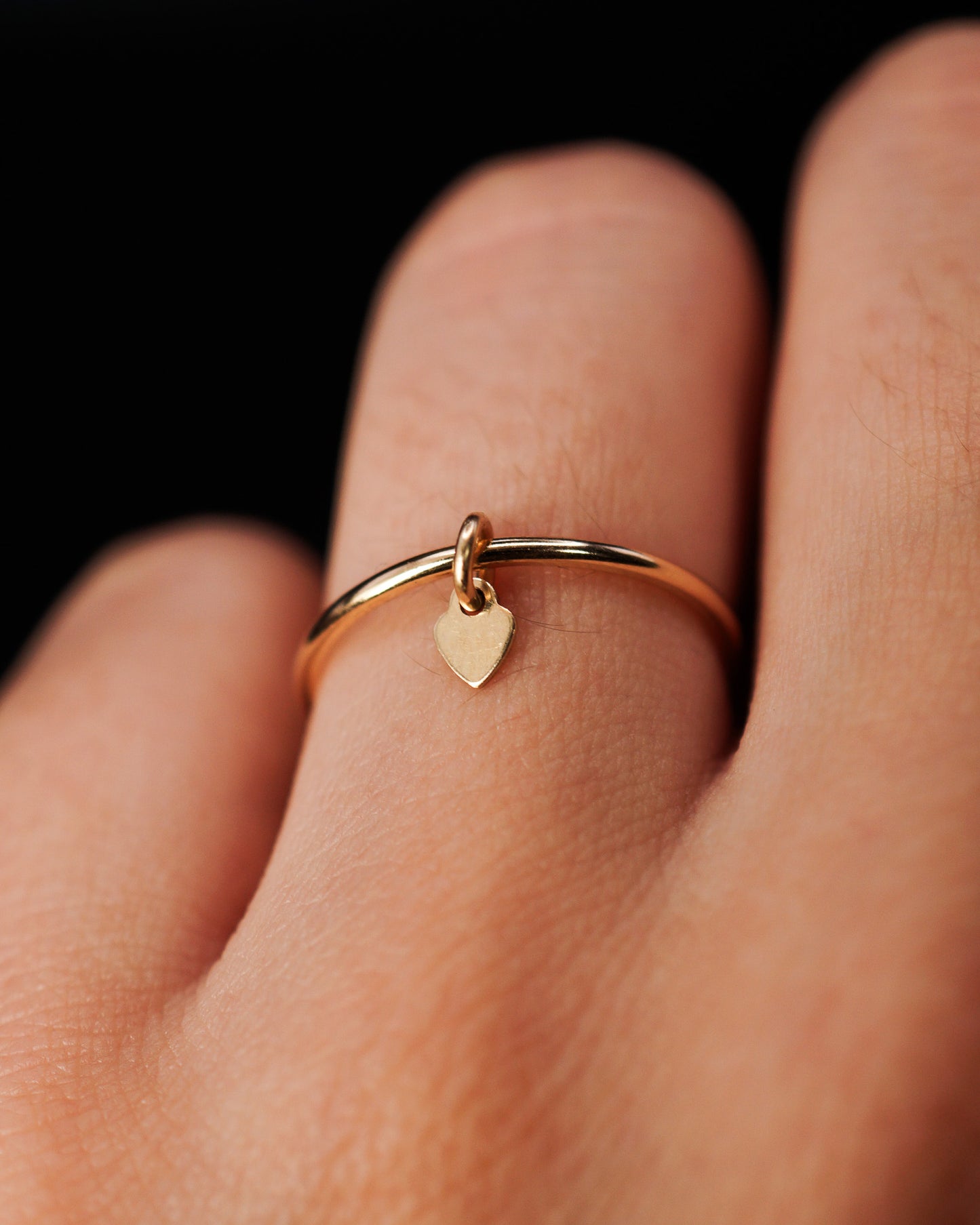 Lover Charm Ring, Gold or Silver