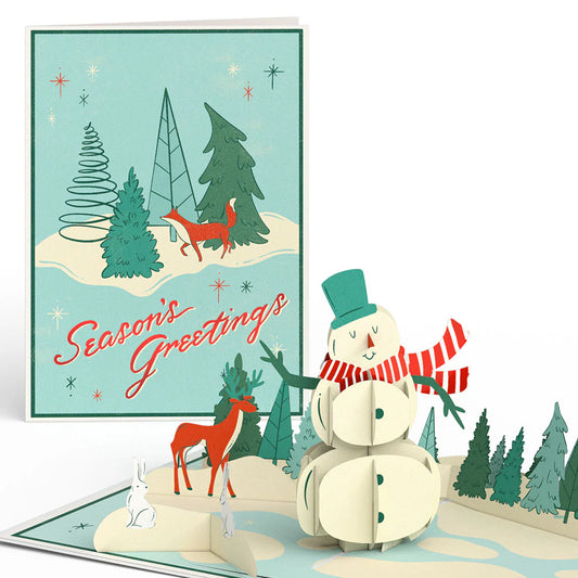 Season's Greetings Holiday Pop Up Card