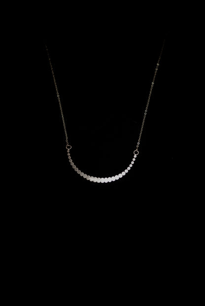 Medium Bead Necklace, Gold Fill, Rose Gold Fill, or Sterling Silver