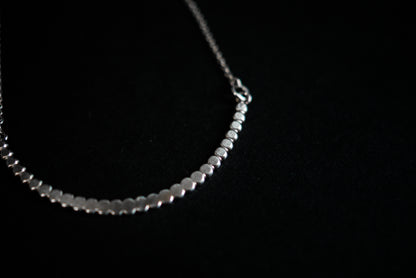Medium Bead Necklace, Gold Fill, Rose Gold Fill, or Sterling Silver