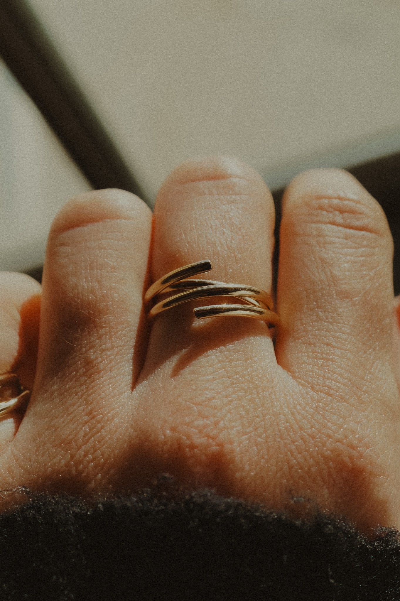 Open Spiral Ring, 14K Gold Fill