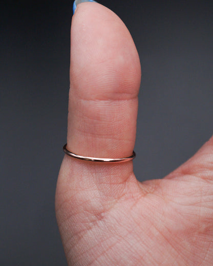 Open Stacker Ring, 14K Rose Gold Fill