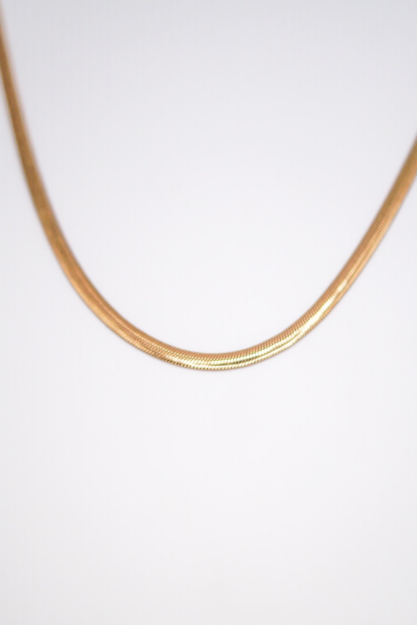 Serpent Chain Necklace, 14K Gold Fill