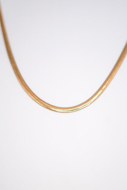 Serpent Chain Necklace, 14K Gold Fill