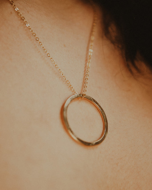 Small Open Circle Necklace