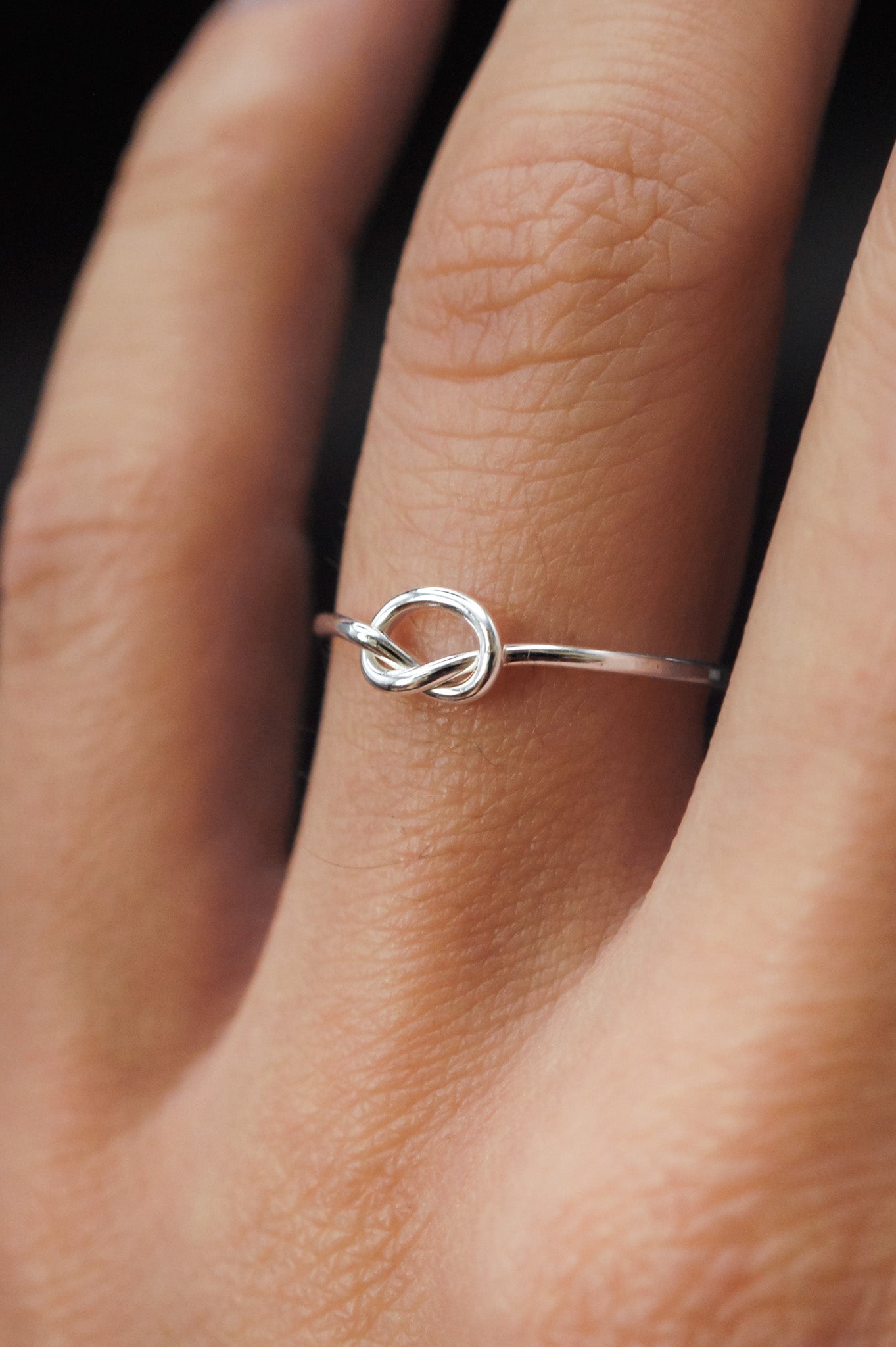 Open Knot Ring, Sterling Silver