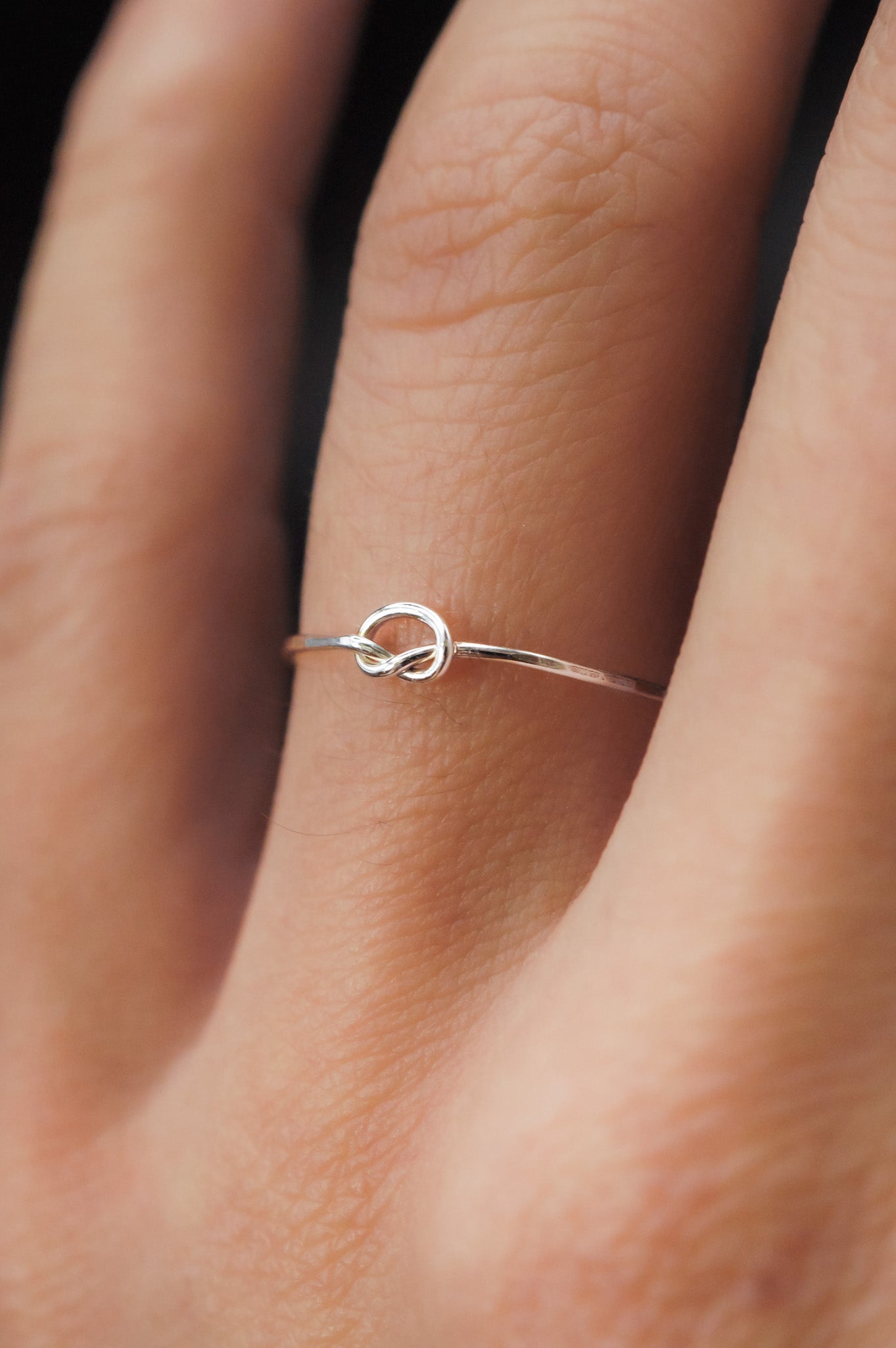 Open Knot Ring, Sterling Silver