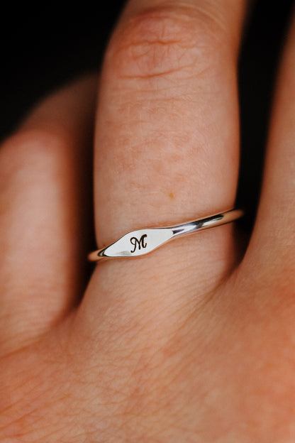 Signet Ring, Sterling Silver