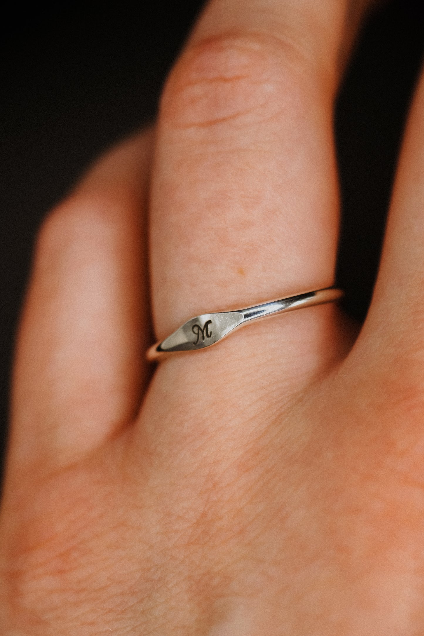 Signet Ring, Sterling Silver