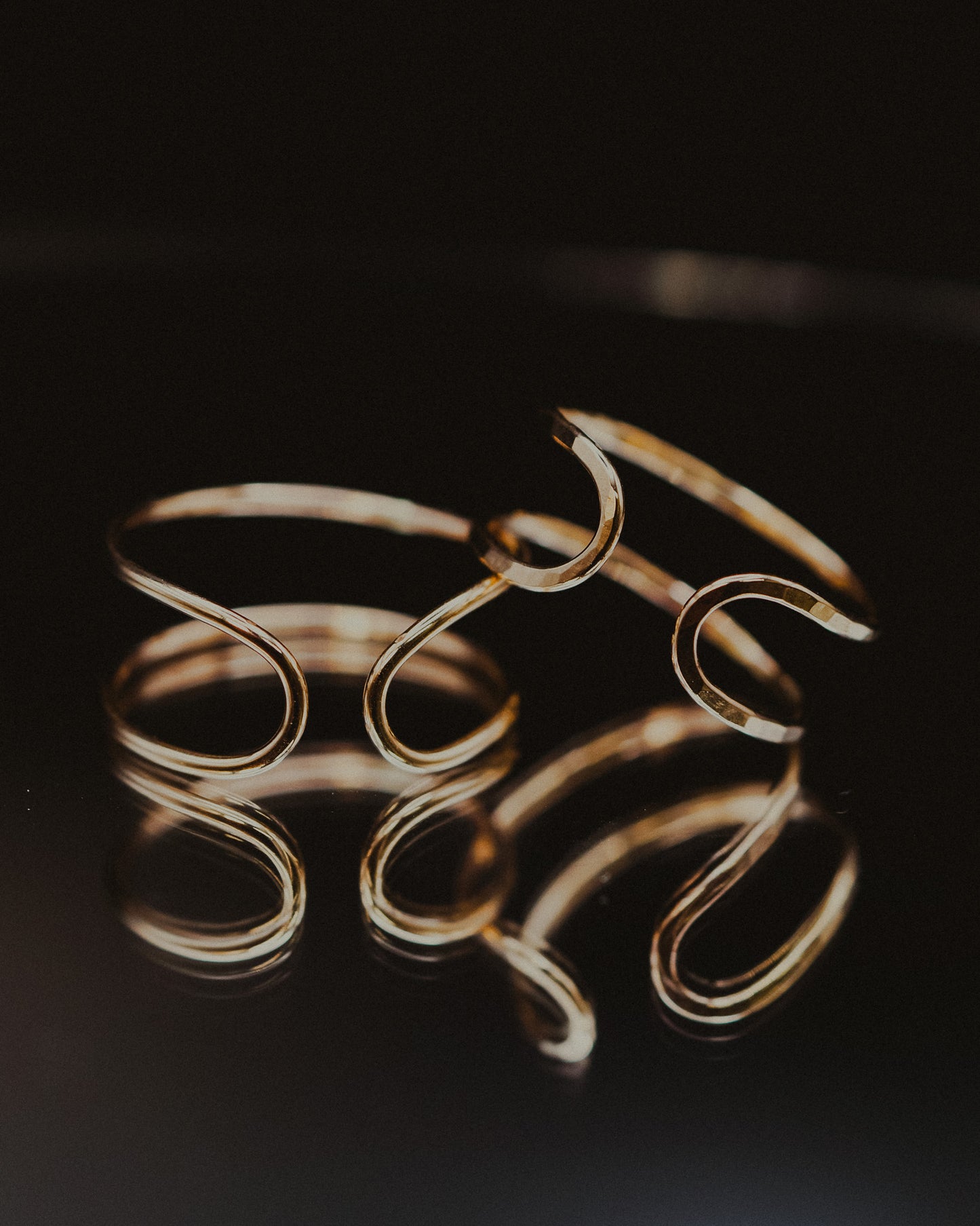 Stadium Cuff Ring, 14K Gold Fill