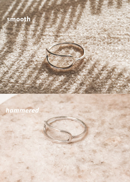 Stadium Ring, Sterling Silver