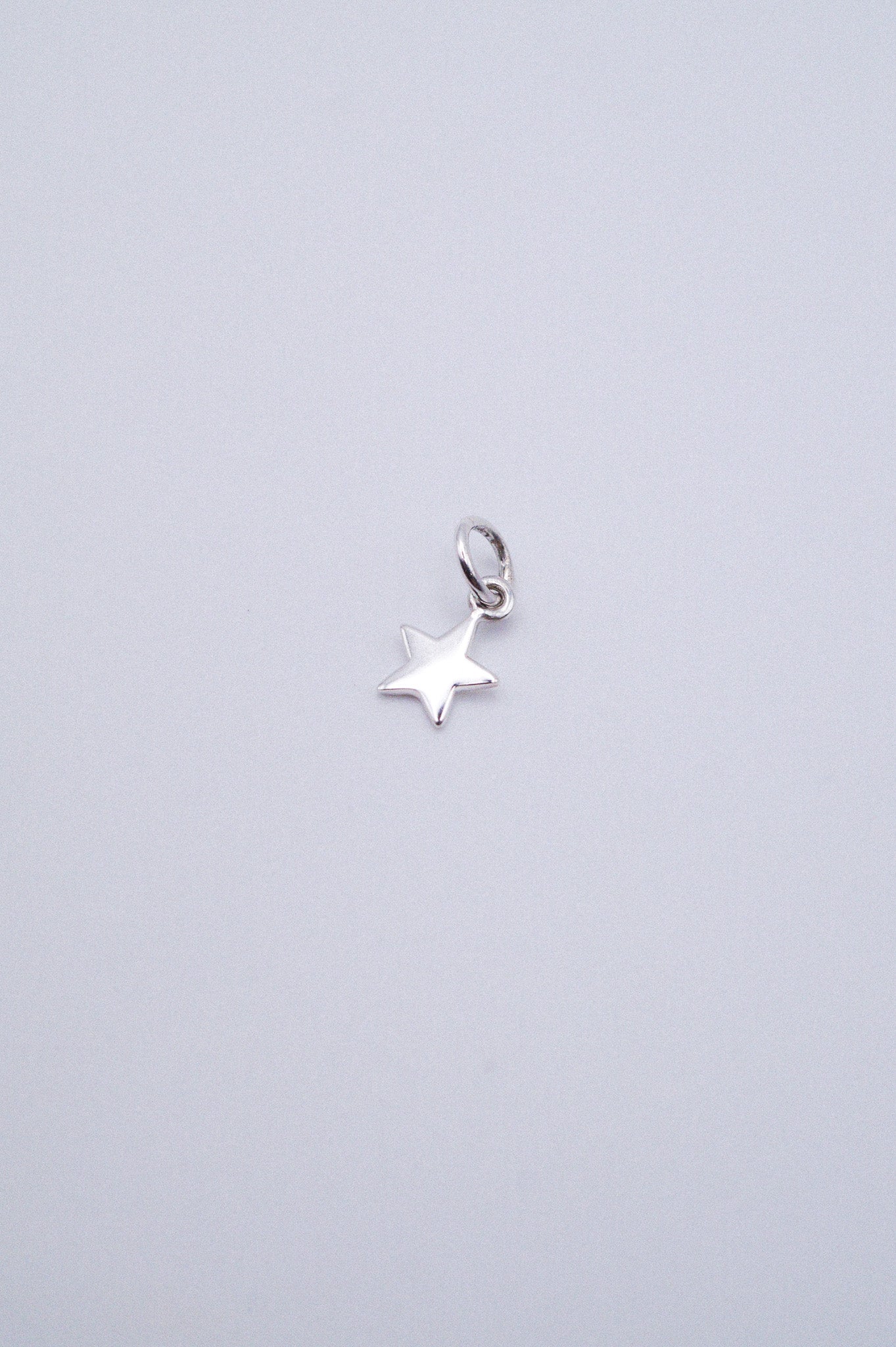 Tiny Star Charm, Sterling Silver