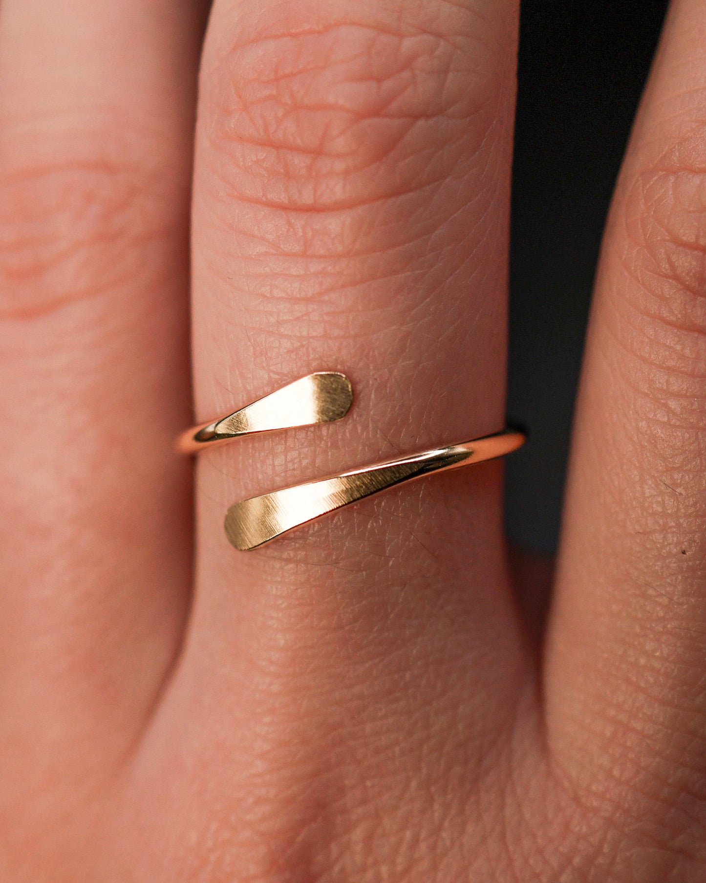 Sunburst Ring, Solid 14K Gold