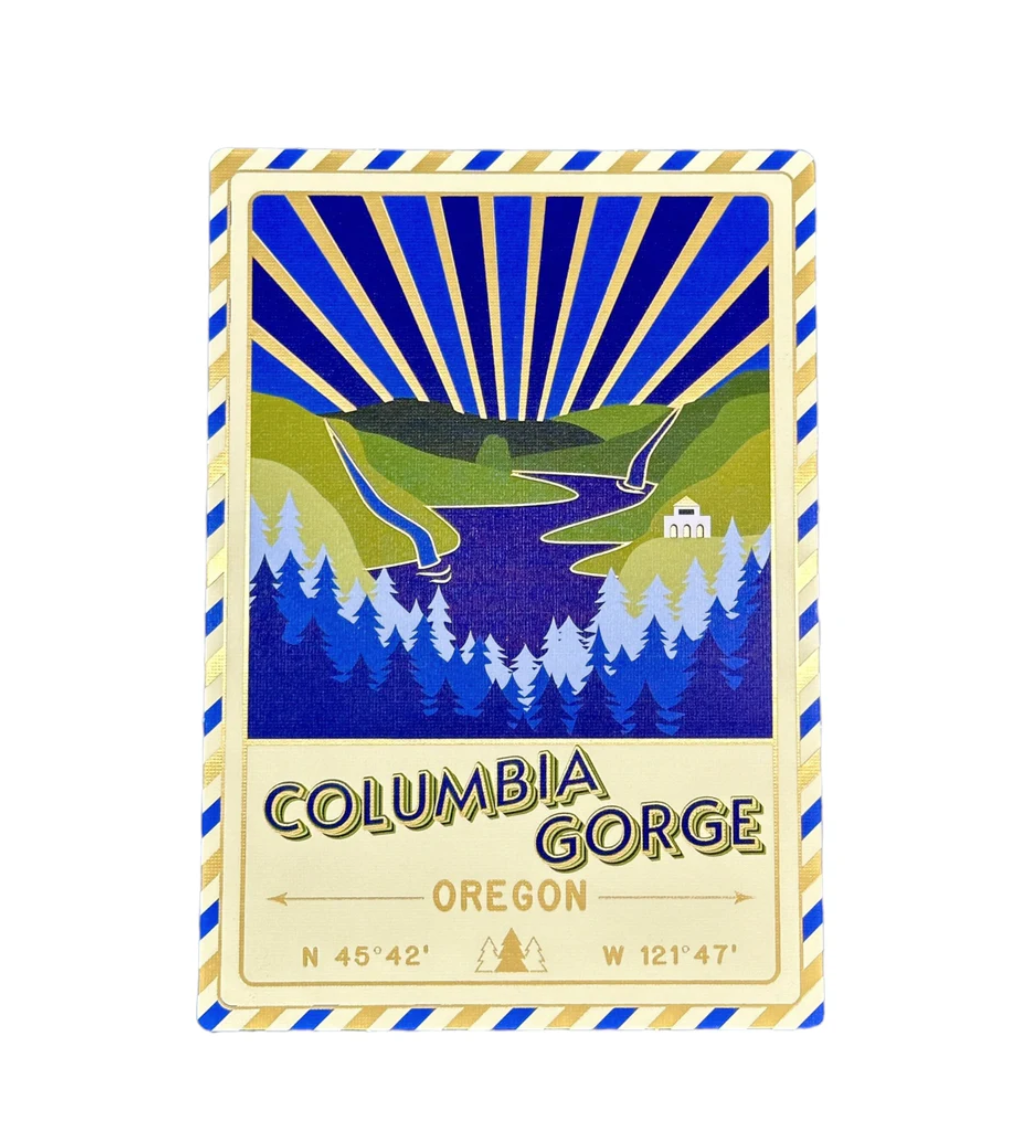 Columbia Gorge Landmark Postcard