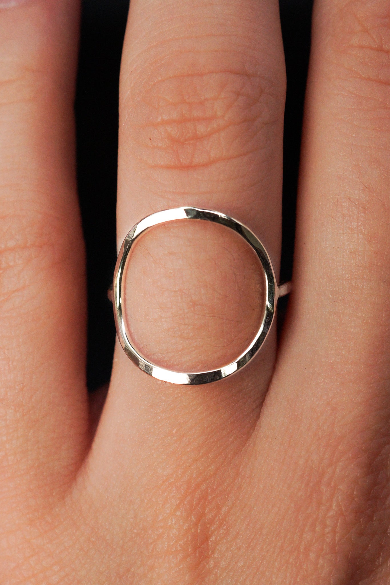 Circle Ring, Sterling Silver