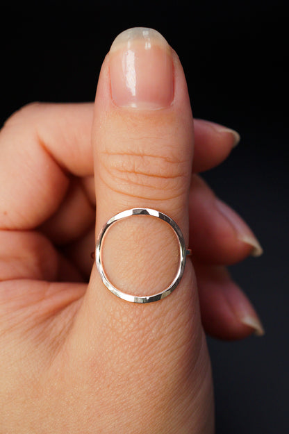 Circle Ring, Sterling Silver