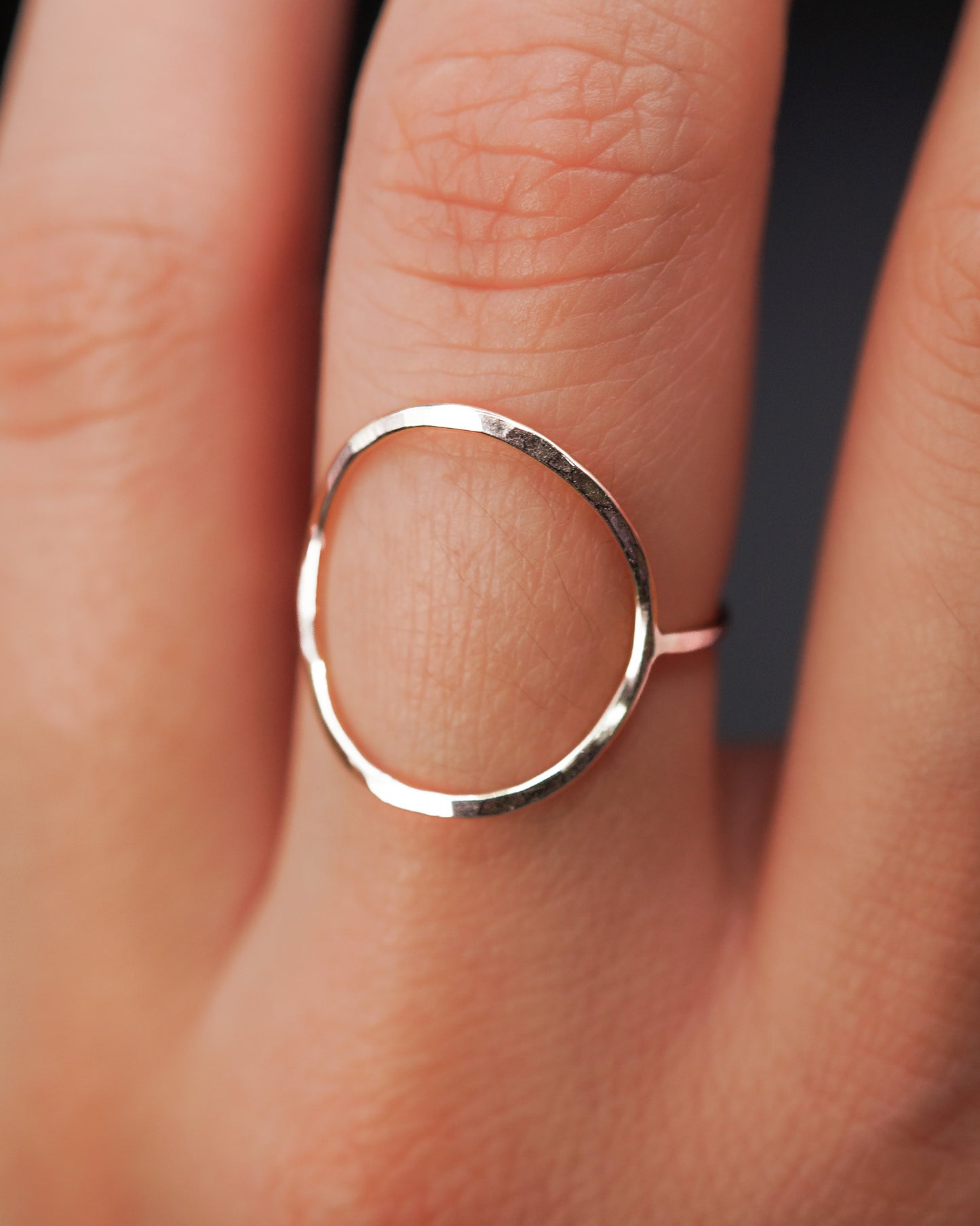 Circle Ring, Sterling Silver