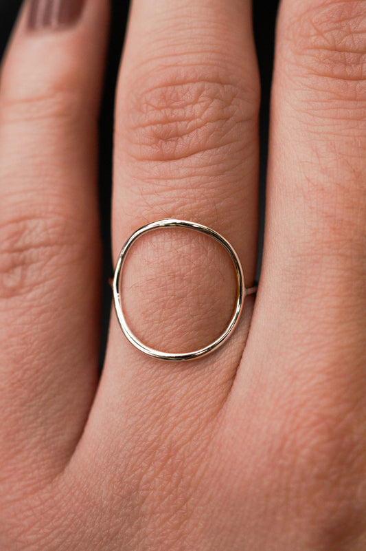 Circle Ring, Sterling Silver