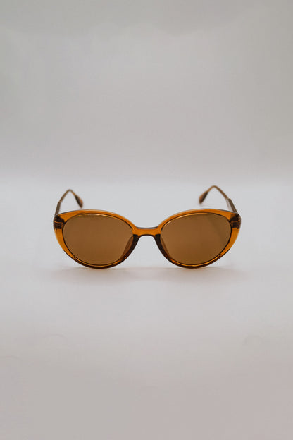 Brown Cat-Eye Sunglasses