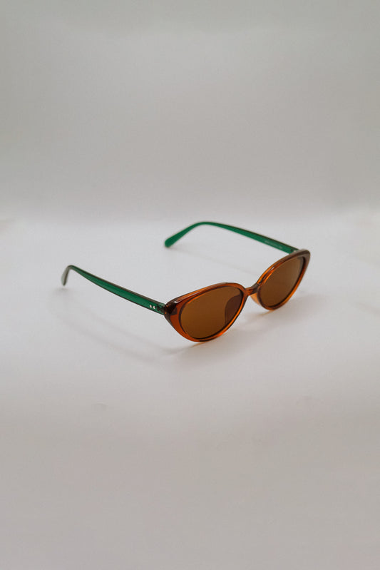 Two Toned Cat-Eye Sunglasses