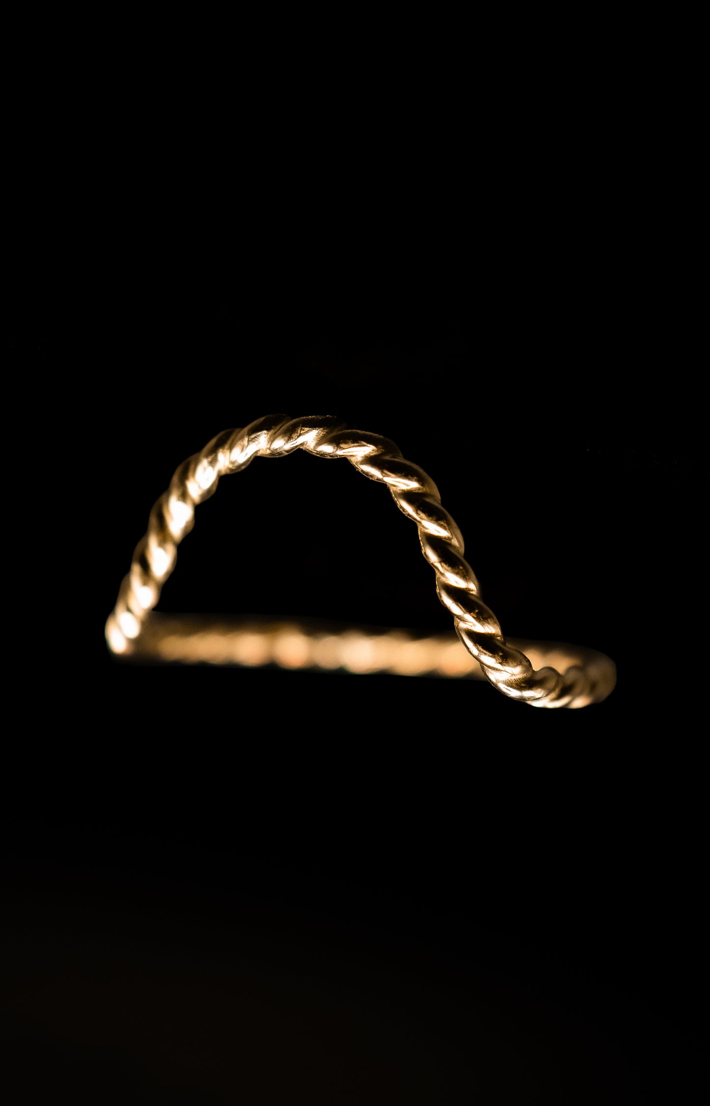 Twist Arc Ring, 14K Gold Fill