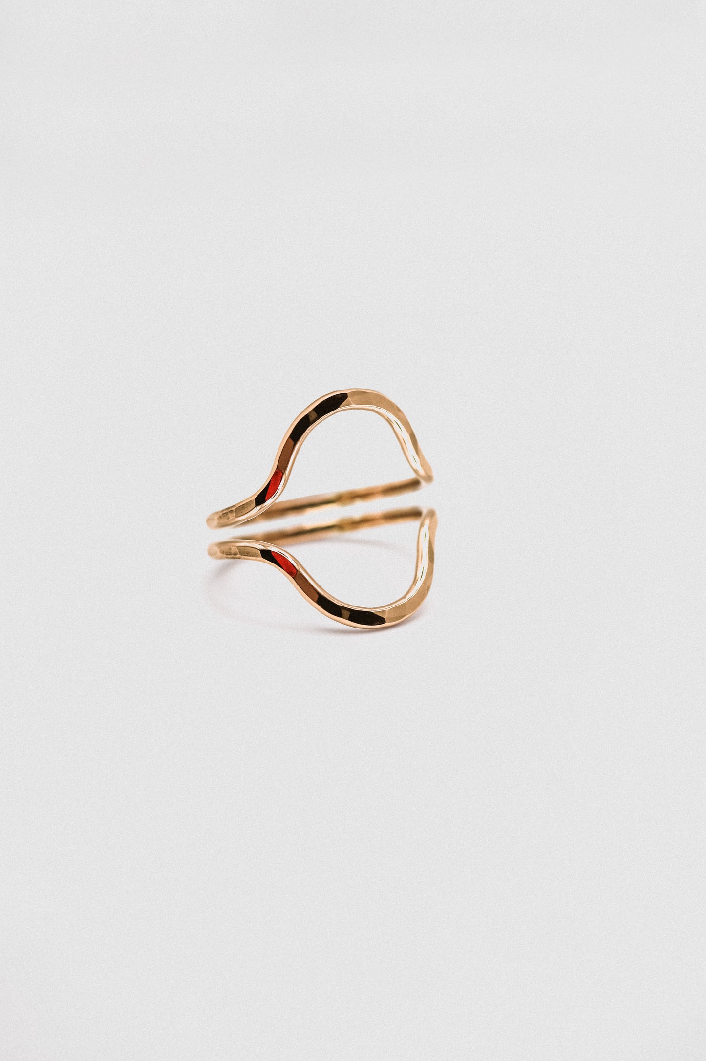Arc Set of 2 Stacking Rings in Gold, Rose Gold or Silver