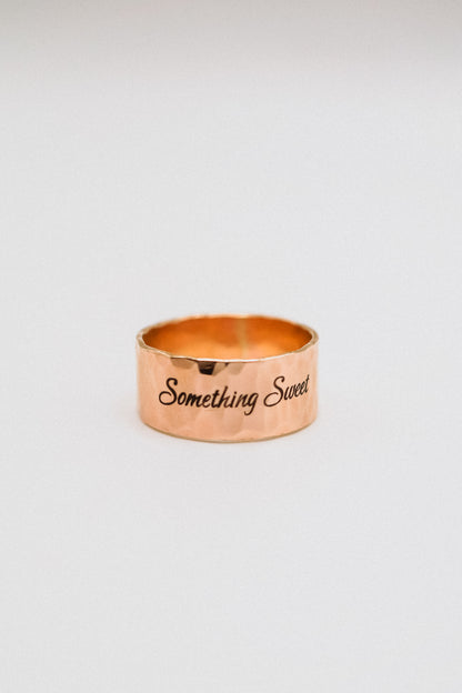Wide Band, 14K Rose Gold Fill