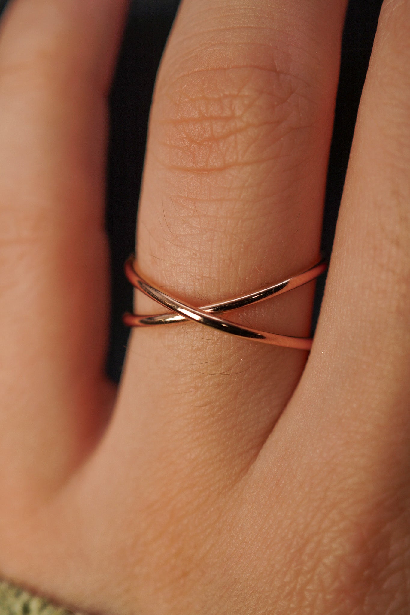 X-Ring, 14K Rose Gold Fill