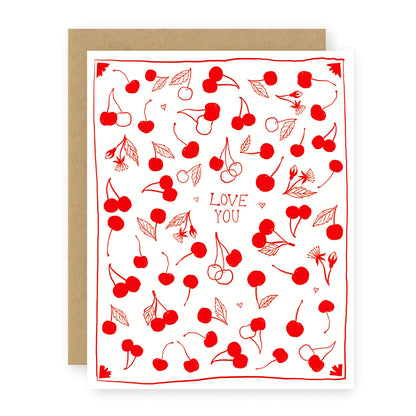 Cherry Love You Greeting Card