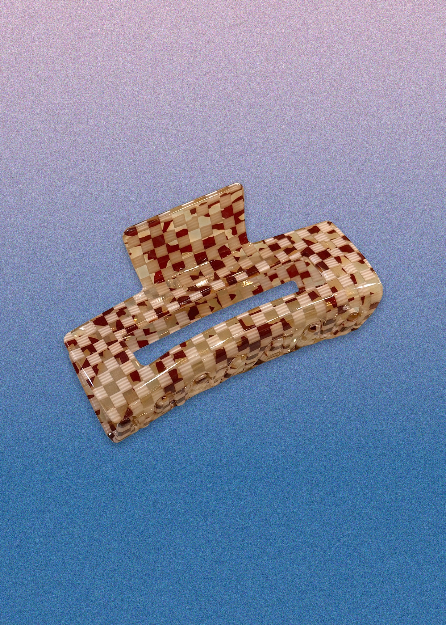 Checkered Hair Claws