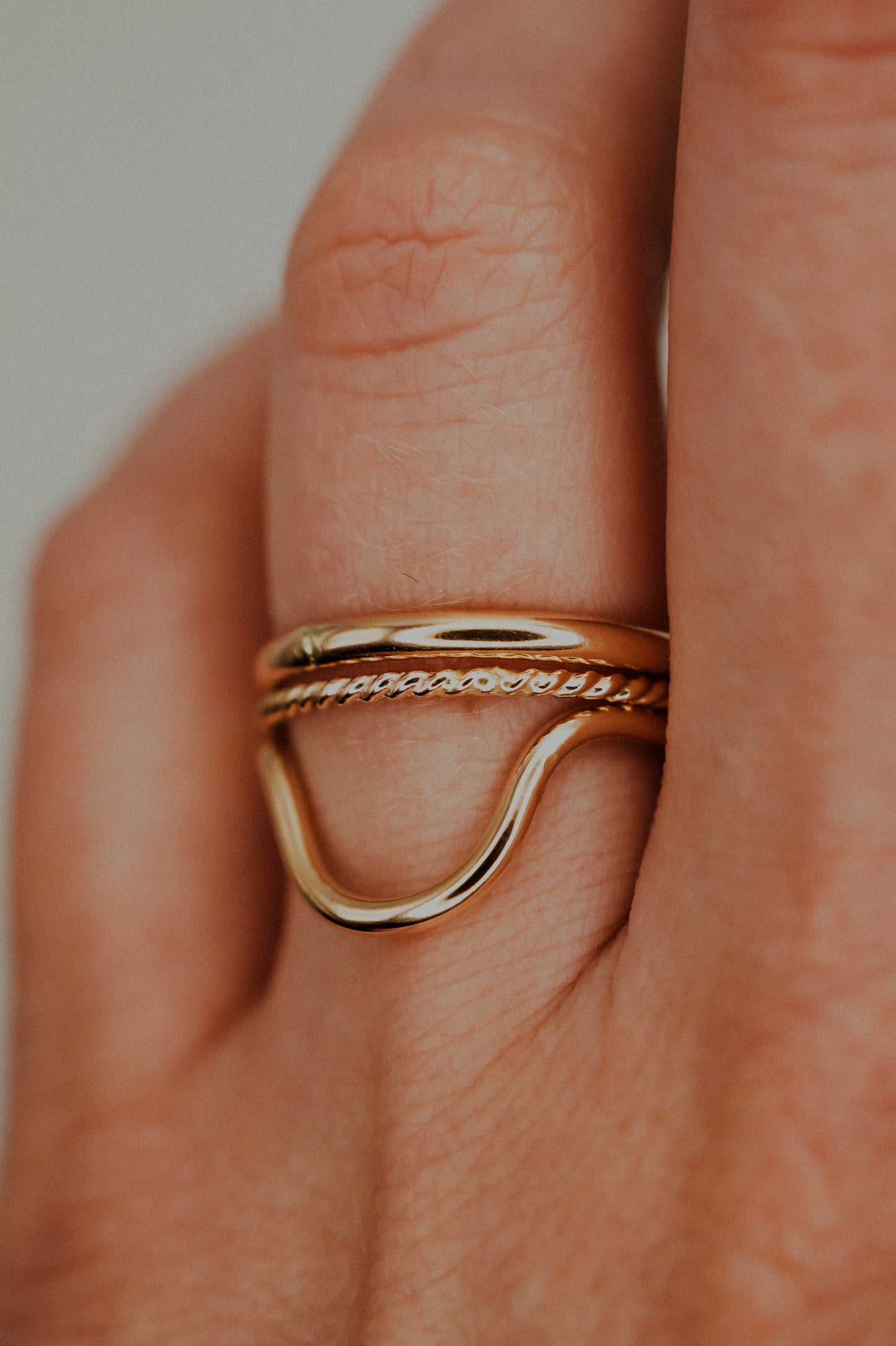 Arc Ring, 14K Gold Fill