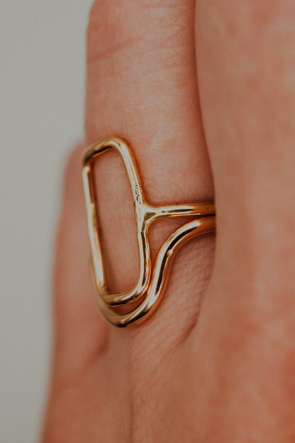 Arc Ring, 14K Gold Fill
