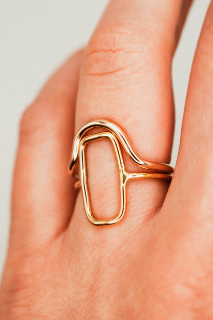 Arc Ring, 14K Gold Fill