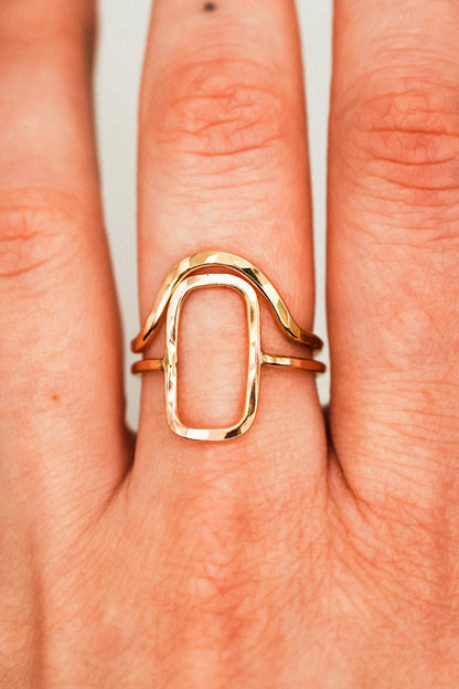 Arc Ring, 14K Gold Fill