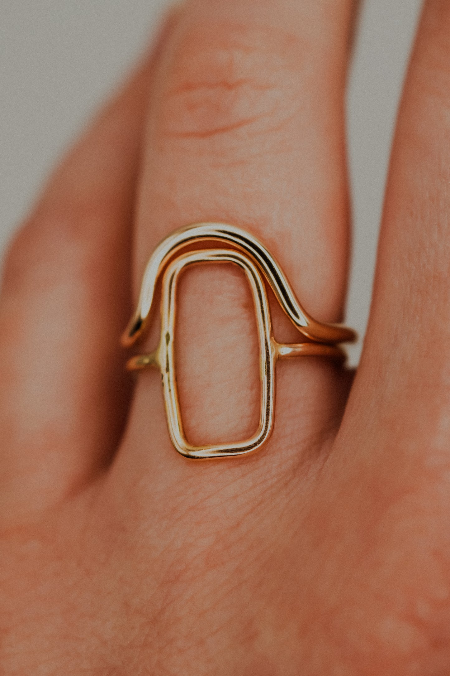 Arc Ring, 14K Gold Fill