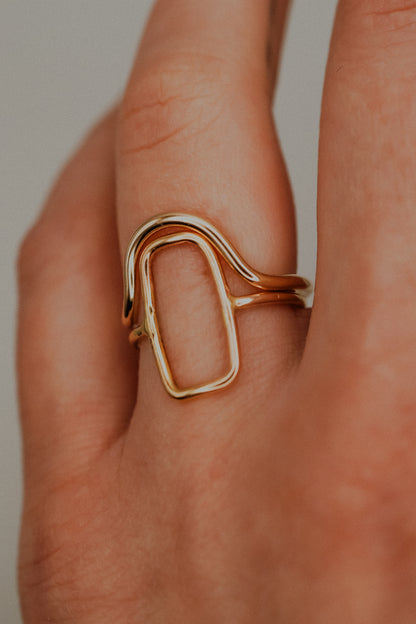 Arc Ring, 14K Gold Fill