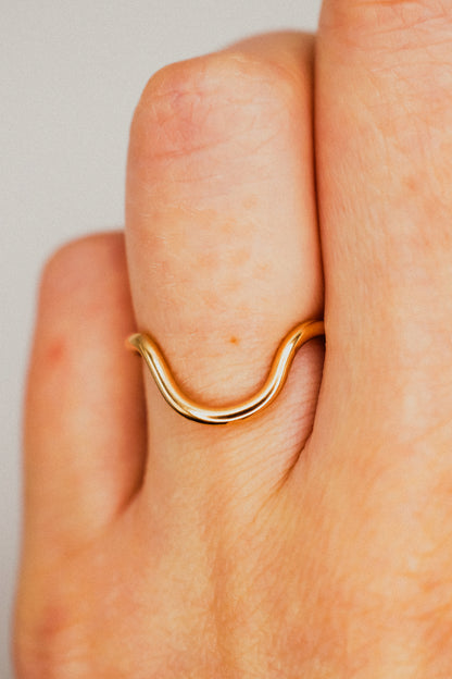 Arc Ring, 14K Gold Fill