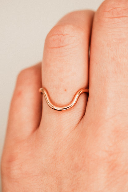 Arc Ring, 14K Rose Gold Fill