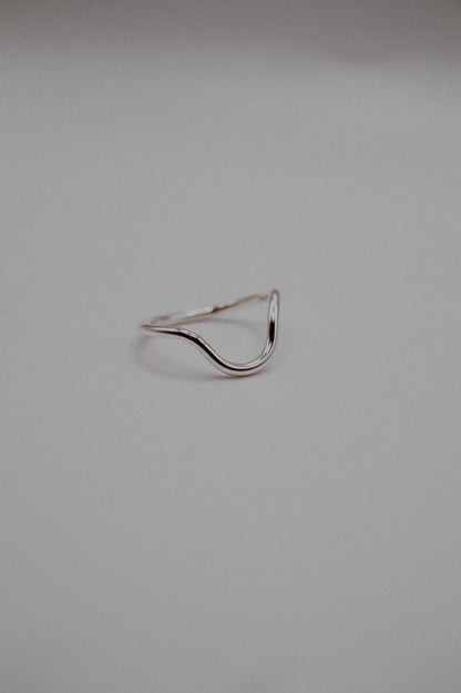 Arc Ring, Sterling Silver