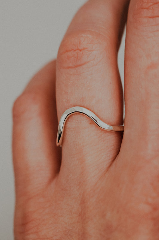Arc Ring, Sterling Silver