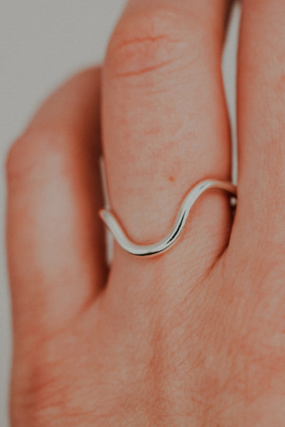 Arc Ring, Sterling Silver