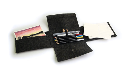 Travel Postcard Watercolor Pencil Set
