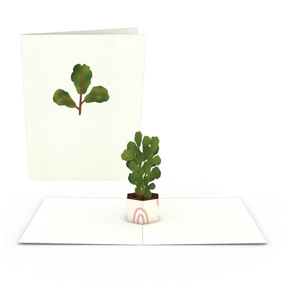 Fiddle-Leaf Botanical Pop Up Card