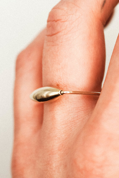 Baguette Spinner Ring, Sterling Silver