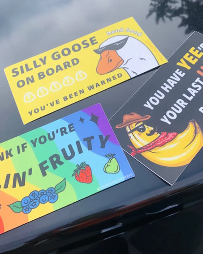 Silly Goose Bumper Sticker