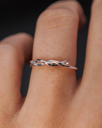 Barbed Wire Ring, Sterling Silver