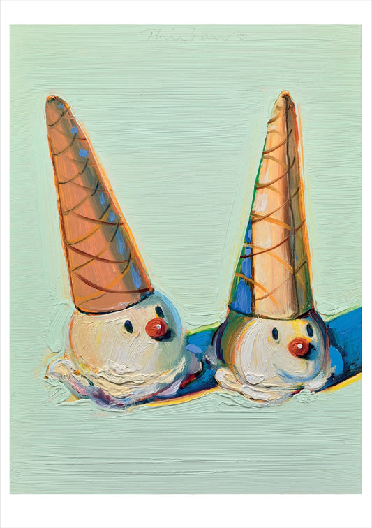 Ice Cream Cones Birthday Card