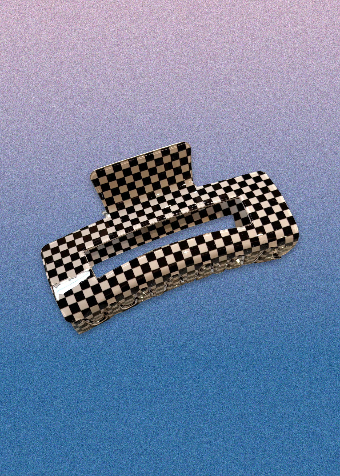 Checkered Hair Claws