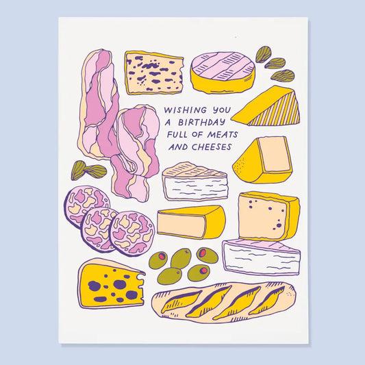 Birthday Snacks Greeting Card