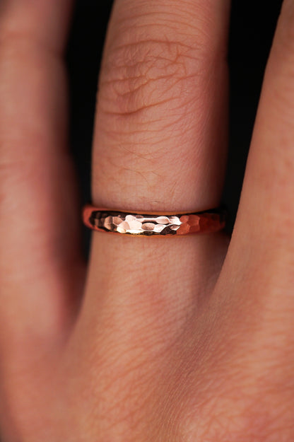 Chunky Band, 14K Rose Gold Fill